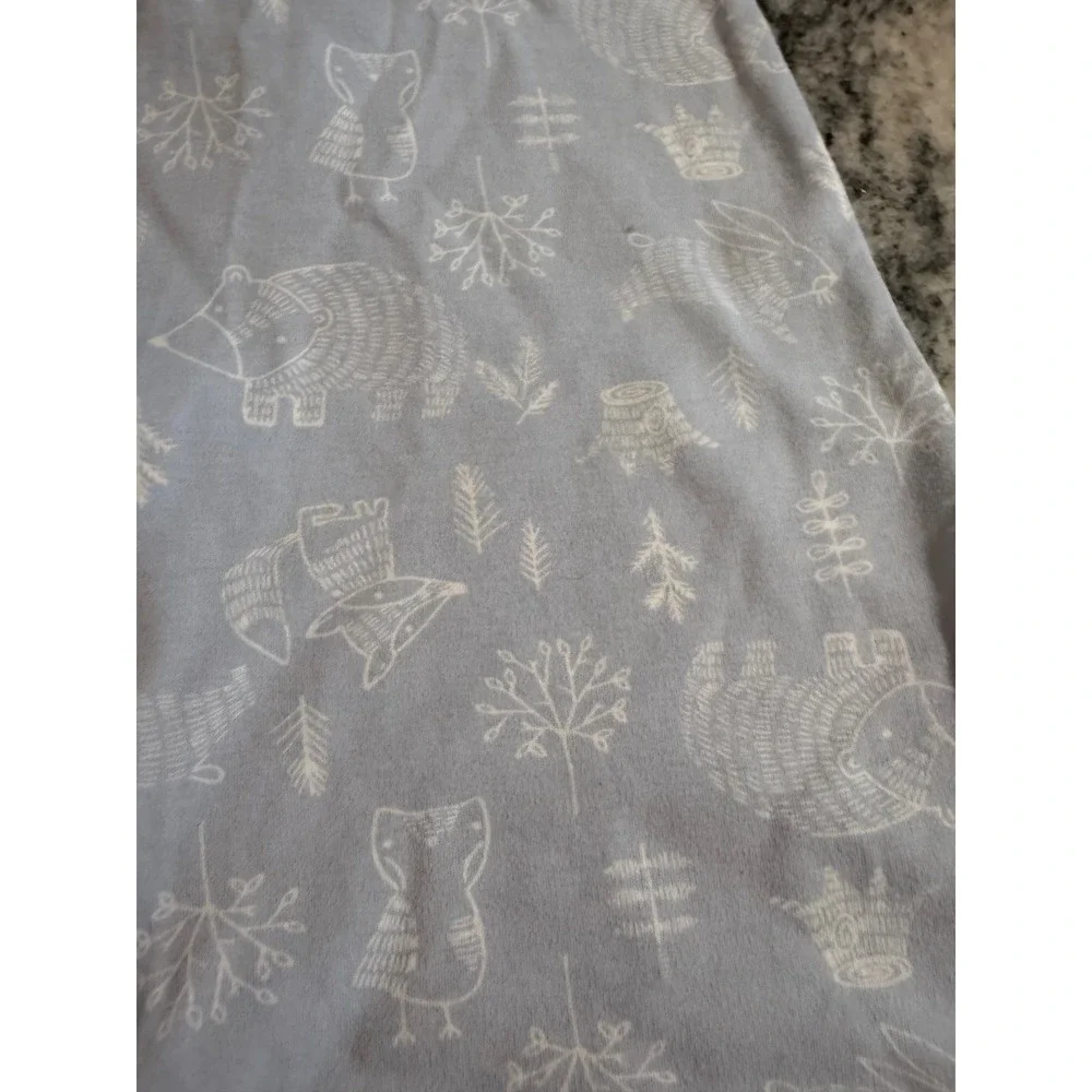 Halo SleepSack Wearable Blanket Small 0-6M‎ Blue Woodland Animal Owl Bear Print